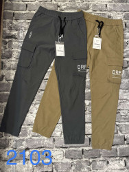 Спортивные штаны мужские (бежевый) оптом 93574128 2103-8