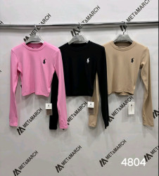 Топы женские (розовый) оптом 67590134 4804-30