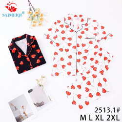 Пижамы женские (чёрные) оптом 16295403 2513-5-26