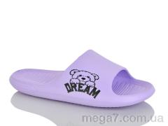 Шлепки, DeMur оптом DS 670 бузок