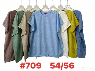Футболки женские БАТАЛ оптом 86374529 709-11