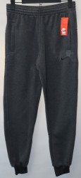 Спортивные штаны мужские на флисе (gray) оптом 78036912 307-9