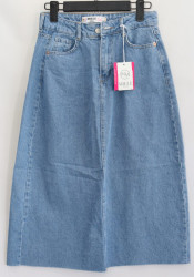 Юбки джинсовые женские MIELE WOMAN оптом 74018625 1184-57