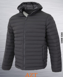 Куртки демисезонные мужские (серый) оптом 70593216 5365-45