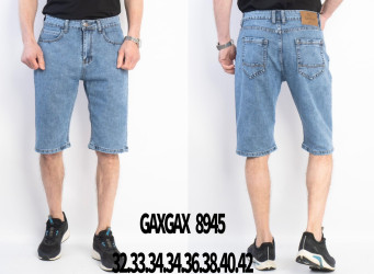 Шорты джинсовые мужские ПОЛУБАТАЛ оптом 39584017 8945-132