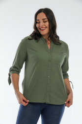 Рубашки женские БАТАЛ оптом 49326081 02-34