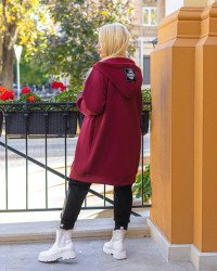 Кардигани жіночі на флісі БАТАЛ оптом LYOLIK