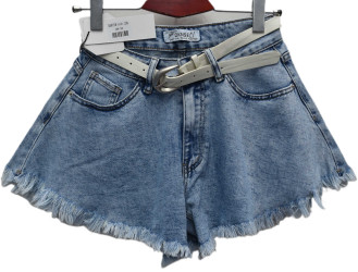 Шорты джинсовые женские DKNSEL ПОЛУБАТАЛ оптом 56734809 5877-183