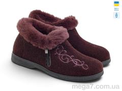 Бурки, Rai shoes оптом 2203 бордовий