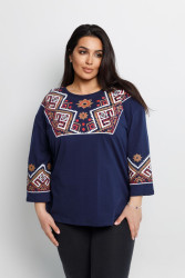 Лонгсливы женские БАТАЛ оптом 31906758 569-41