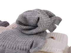 Варежки, Королева оптом CAP 2256 (альпака) mix