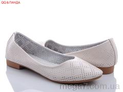 Балетки, QQ shoes оптом XF51 beige