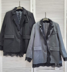 Пиджаки женские (черный) оптом 43672810 2753-71