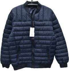 Куртки демисезонные мужские БАТАЛ (синий) оптом 75214938 A-2-89