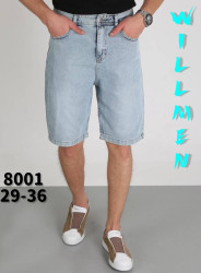 Бриджи джинсовые мужские WILLMEN оптом 43971065 8001-26