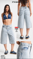 Шорты джинсовые женские ITS BASIC ПОЛУБАТАЛ оптом 39156804 3366-10
