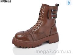 Ботинки, Super Gear оптом 060A-1 brown