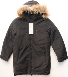 Куртки зимние юниор (черный) оптом 43819520 8839-3