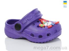 Кроксы, Lot Shoes оптом --- H-1 фіолетовий