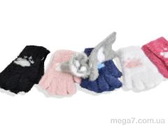 Перчатки, RuBi оптом 2516 (2-4) mix