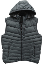 Жилетки мужские ПОЛУБАТАЛ (серый) оптом 98023417 E25-31