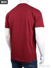 Футболка, BIG оптом 3707-77-1 bordo