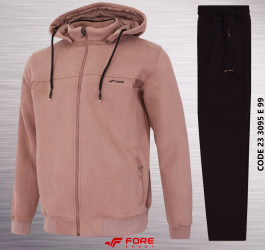 Спортивные костюмы мужские на флисе БАТАЛ оптом 61403975 3095-254