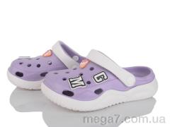 Кроксы, BABYSHOP оптом Deshman  7041-1 violet