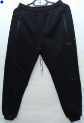 Спортивные штаны мужские на флисе (dark blue) оптом 19785320 02-6
