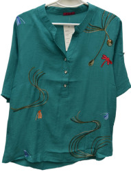 Рубашки женские ПОЛУБАТАЛ оптом 09315678 1101-47