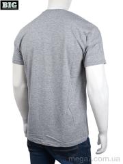 Футболка, BIG оптом 3707-0082-2 grey