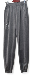 Спортивные штаны женские (серый) оптом 86149320 04-43