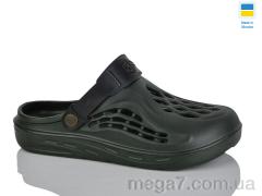 Кроксы, Lot Shoes оптом 129 хакі-чорний