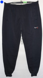 Спортивные штаны мужские БАТАЛ на флисе (dark blue) оптом 07219654 N12-33