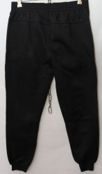 Спортивные штаны мужские на флисе (black) оптом 73584296 308-27