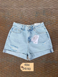 Шорты джинсовые женские LIB оптом 89731456 494-17