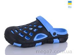 Кроксы, SANLIN 2 оптом 308 чорно-бірюзовий