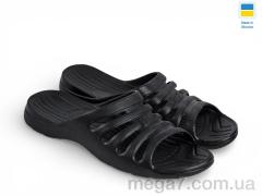 Шлепки, Rai shoes оптом L104 чорний
