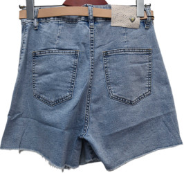 Шорты джинсовые женские DKNSEL ПОЛУБАТАЛ оптом 36048279 566-187