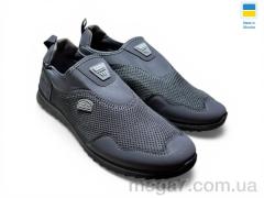 Слипоны, Rai shoes оптом 2901 сірий