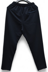Спортивні штани чоловічі БАТАЛ (темно-синій) оптом  