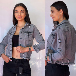 Куртки джинсові жіночі I8DENIM оптом