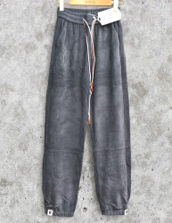 Спортивные штаны женские FUDEYAN (серый) оптом 90632174 3015-3-1