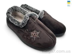 Тапки, Rai shoes оптом 2202 коричневий