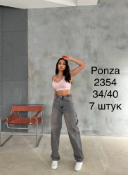 Джинсы женские PONZA оптом 16240598 2354-10