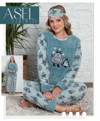 Ночные пижамы женские ASEL оптом 68352417 2796-6