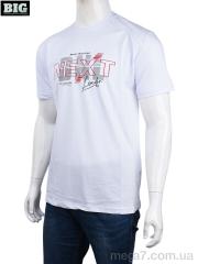 Футболка, BIG оптом 3707-130 white