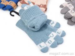 Перчатки, Королева оптом E0657 mix