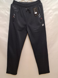 Спортивные штаны мужские на флисе (dark blue) оптом 15467028 3032-4
