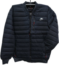 Куртки демисезонные мужские БАТАЛ (синий) оптом 79032651 2356-272